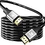 10M HDMI Cable v1.4 by True HQ™ | HIGH SPEED Long Lead with Ethernet ARC 3D | Full HD 1080P PS4 Xbox One Sky HD TV Laptop PC Monitor CCTV | Black & Gold Plated