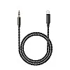 Aux Cable for iPhone in Car 3.5mm Aux Cord Aux lead Compatible with iPhone Works for Car Stereo/Speaker (Black white)