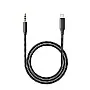Aux Cable for iPhone in Car 3.5mm Aux Cord Aux lead Compatible with iPhone Works for Car Stereo/Speaker (Black white)
