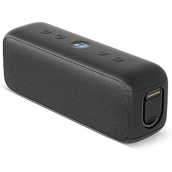 BOGASING G6 Bluetooth Speaker, Portable Wireless Speakers with 30W Stereo Sound, 35H Playtime, IPX6 Waterproof, Bluetooth 5.3, Built-in Mic, EQ, TF-Card, AUX, USB for Outdoor Party (Black)