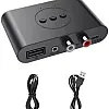 Bluetooth 5.0 Audio Receiver NFC U Disk 3.5mm AUX RCA USB Stereo Music Wireless Adapter With Mic For Car Kit Speaker Amplifier