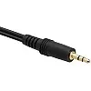 C&E M-CNE63119 6inches 3.5mm Stereo Male to 2 RCA Female Cable Gold-Plated for Samsung (Red/White)