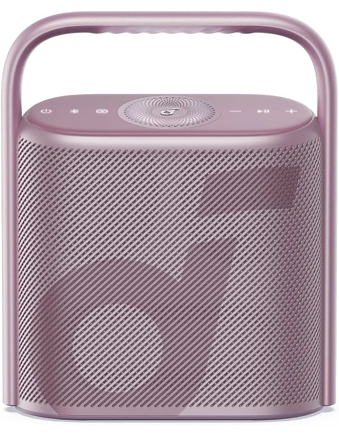 Soundcore Motion X500 Portable Bluetooth Speaker, Wireless Speaker with Immersive Spatial Audio, Wireless Hi-Res Sound with 3X Detail, 3-Channel Audio, Pink - 18 Months Warranty