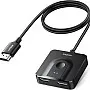 UGREEN 4K 60Hz HDMI Switch - 2 in 1 Out or 1 in 2 Out Splitter, Bidirectional HDCP 2.2, 3D, HDR, CEC for PS5/4, Xbox, TV Stick, Box, PC, Monitor, Projector