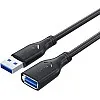 كابل من فيججيج بطول 1 متر نوع USB 3.0 متوافق مع الكمبيوتر واللابتوب وأجهزة الألعاب