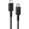 Anker 322 USB-C to USB-C Cable 3 fT USB C Charger Cable for MacBooks, iPads, Switch, Samsung Galaxy, Iphones- Black-18 months Local Warranty