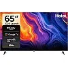 تلفزيون هاير مقاس 65 بوصة بنظام تشغيل جوجل تي في - 4K HDR10 تقنية صوت دولبي ذاكرة 2 + 32G DBX HDMI 2.1 VRR ALLM بلوتوث 5.1 كروم كاست مدمج تحكم صوتي إصدار 2024 H65K8