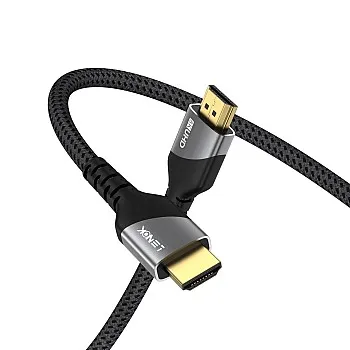 كابل HDMI 2.1 بدقة 8K وسرعة فائقة 48 جيجابت/ثانية بدقة 4K 144 و4K 120 هرتز و8K 60 هرتز يدعم HDCP 2.2 و2.3، وHDR 10، وeARC وARC، متوافق مع سويتش 2/PS5/لاب توب/الشاشة/الت