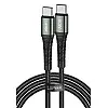 كابل شاحن USB C 60 واط نوع C إلى نوع C PD 3.0 (6.5 قدم/2 متر) من لينوك، متوافق مع ايفون 15/15 برو/سامسونج جالاكسي S23/22/Z فولد/Z فليب/جوجل بيكسل 7/ماك بوك اير