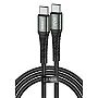 كابل شاحن USB C 60 واط نوع C إلى نوع C PD 3.0 (6.5 قدم/2 متر) من لينوك، متوافق مع ايفون 15/15 برو/سامسونج جالاكسي S23/22/Z فولد/Z فليب/جوجل بيكسل 7/ماك بوك اير 