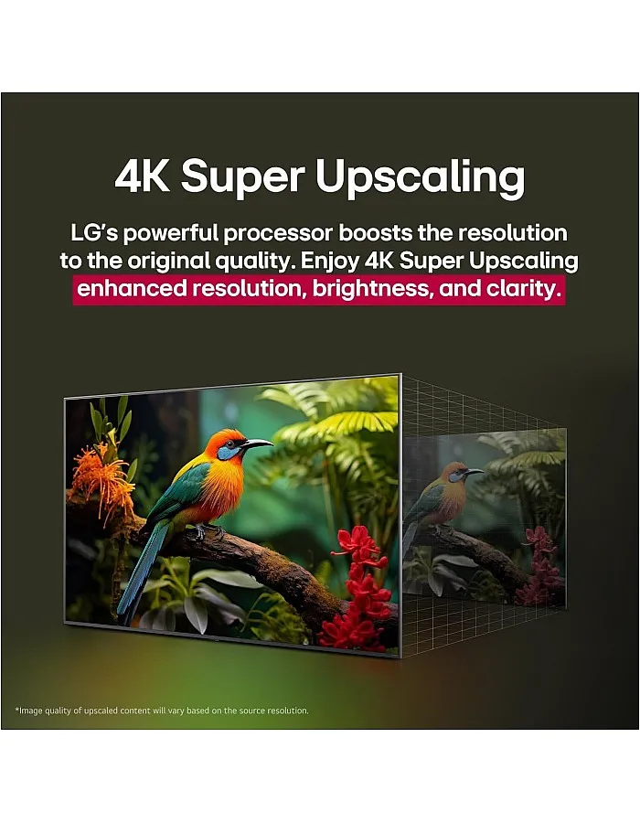 تلفزيون ال جي الذكي 55 بوصة UHD AI UA85 4K بتقنية الذكاء الاصطناعي ماجيك عن بعد HDR10 webOS25-55UA85006LA.AFU (موديل 2025)