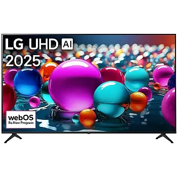 تلفزيون ال جي الذكي 55 بوصة UHD AI UA85 4K بتقنية الذكاء الاصطناعي ماجيك عن بعد HDR10 webOS25-55UA85006LA.AFU (موديل 2025)