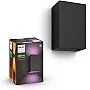 PHILIPS Hue White and Colour Ambiance LED Resonate Dimmable Wall Light Controllable Via App (Black/Silver) - Upto 16 Million Colours