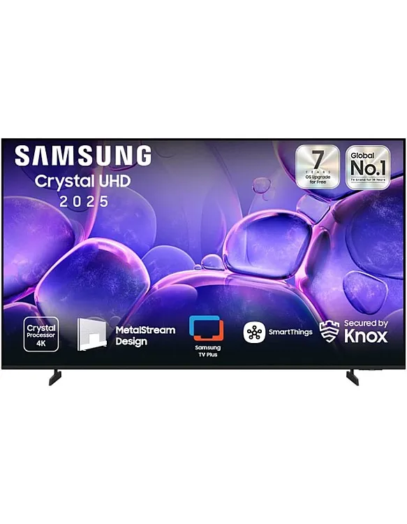 تلفزيون LED 55 بوصة بمعالج كريستال ودقة 4K موديل UA55U8000FUXEG من سامسونج، تيتان جراي