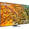 تلفزيون سامسونج 55 بوصة بمعالج كوانتوم ودقة 4K QLED، لون اكليبس سيلفر، QA55Q80DAUXEG [موديل 2024]