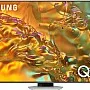 Samsung 55 Inch TV Quantum Processor 4K QLED - Eclipse Silver - QA55Q80DAUXEG [2024 Model]