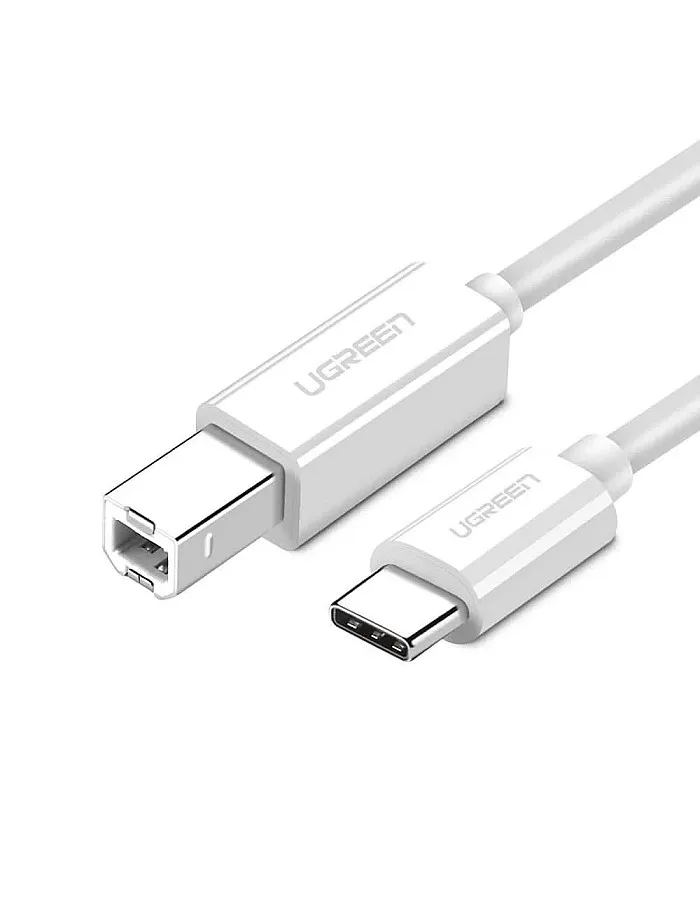 Ugreen Type C to USB-B Cable White 1.5M 40417