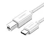 Ugreen Type C to USB-B Cable White 1.5M 40417