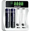 BESTON C9026L Fast Charging Charger with LCD Display 4 AA 2500mAh 1.2 Ni-MH