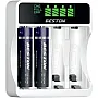 BESTON C9026L Fast Charging Charger with LCD Display 4 AA 2500mAh 1.2 Ni-MH