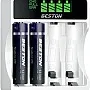 BESTON C9026L Fast Charging Charger with LCD Display 4 AA 2500mAh 1.2 Ni-MH