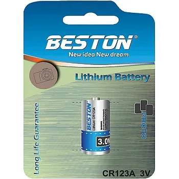 CR123A Non-Rechargeable Lithium Battery 3V 1300mAh Primary Cell (1)