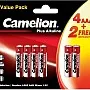 Camelion LR 03 AAA Micro Plus Alkaline Battery (Pack of 4 + 2 PCS FREE)