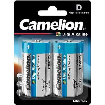 Camelion LR 20 D Mono Digi Alkaline Battery (Pack of 2)