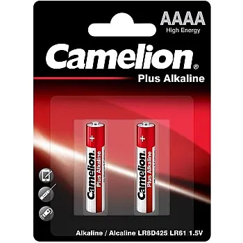 Camelion Pack of 2 Alkaline Batteries LR61 AAAA MN 2500 E96