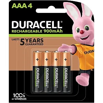 Duracel Rechargeable AAA 4 900mAh