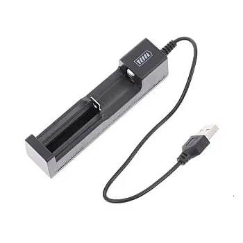 Generic USB Battery Charger 1cell for 16340/14500/18650/26650 (3.7 Volts)
