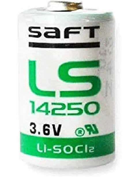 LS14250 Lithium Battery 1/2 AA, 3.6Vdc, 1200mAh