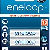 Panasonic Eneloop Nickel Metal Hydride AA Batteries, 2 Pack - BK-3MCCE/2BE