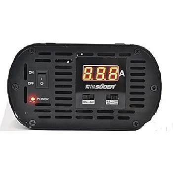 SUOER 12V / 24V universal 20A battery charger With digital display ammeter