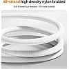 Joyroom S-A51 Cutting-Edge 30W USB-C to Lightning Fast Charging Cable; High-Speed 480Mbps Data Sync Lead with Premium Tinned Copper Core; Durable 1.2m Aesthetic Charging Cable for iPhone – Light Gray.