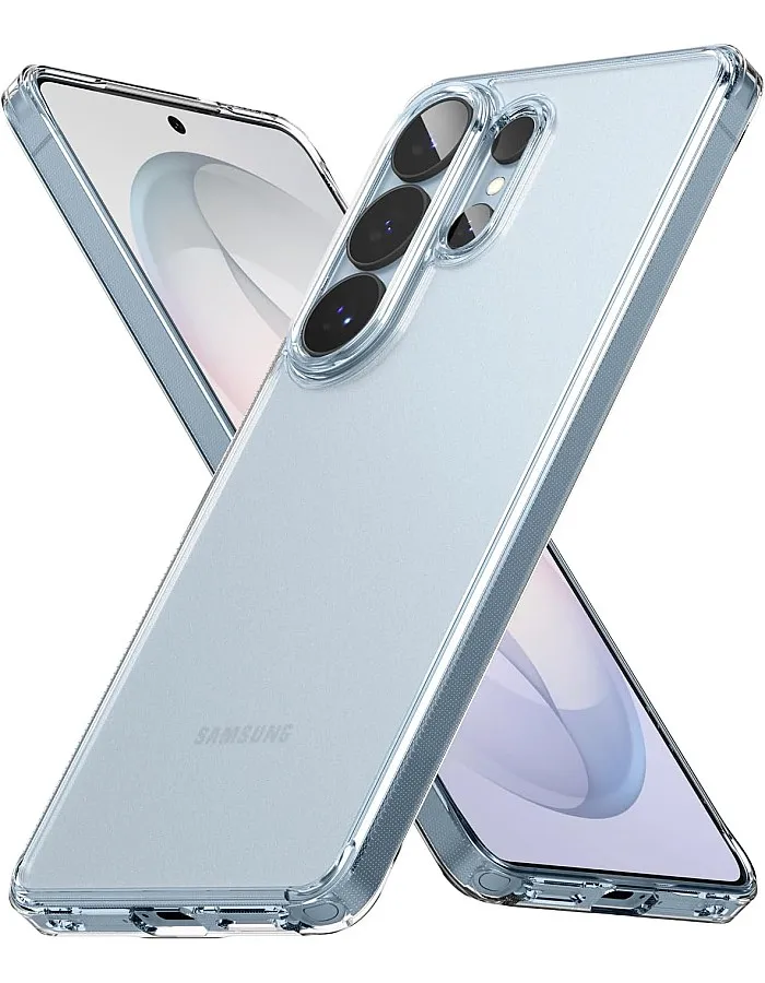 Ringke Fusion Case for Samsung Galaxy S26 Ultra [Velvet Anti-Fingerprint Coating] Translucent Matte Protective Case with Shockproof Bumper - Matte Clear