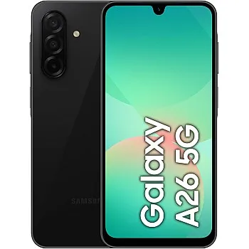 Samsung Galaxy A26 5G, Android Smartphone, 256GB Storage, 8GB RAM, Black, Large Display, Long Battery Life 1 Year Warranty/Local Version