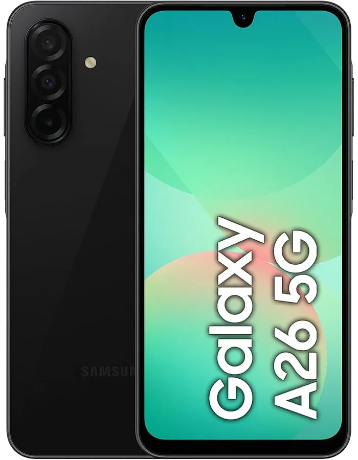 Samsung Galaxy A26 5G, Android Smartphone, 256GB Storage, 8GB RAM, Black, Large Display, Long Battery Life 1 Year Warranty/Local Version