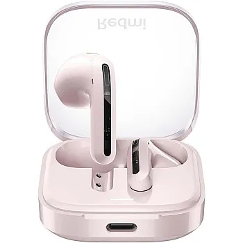 Xiaomi Redmi Buds 6 Active Wireless Earbuds, Bluetooth 5.4 in-Ear Headphones, 30H Long Battery Life, Noise Cancellation for Calls, 5 Tuning Modes, IPX4 Waterproof - Pink|6 month manufacturer warranty