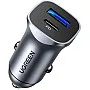 UGREEN PD 24W Car Charger Fast Charging for iPhone 13 Dual USB Ports Car Adapter Type C Compatible with iPhone 13 Pro/13 Pro Max/13/13 mini/12 Pro Max, iPad 9,iPad mini 6,Samsung S21,Huawei Mate20,etc