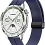 Dado Magnetic Buckle Silicone Band Compatible with Huawei Watch GT4 46mm | Ultimate | GT3 | GT2 | Watch 3/4 46mm & 48mm, Soft Silicone Watch Strap
