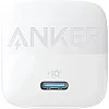 Anker 313 GaN 30W Foldable Charger PIQ 3.0 Durable Compact Fast Charger for iPhone 15/15 plus/15 Pro/15 Pro Max/14/13, Galaxy, Pixel 6/7, iPad/iPad Mini (Cable Not Included) (White)