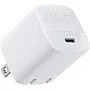 Anker 313 GaN 30W Foldable Charger PIQ 3.0 Durable Compact Fast Charger for iPhone 15/15 plus/15 Pro/15 Pro Max/14/13, Galaxy, Pixel 6/7, iPad/iPad Mini (Cable Not Included) (White)
