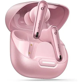 Anker Soundcore Liberty 4 NC Wireless, 98.5% Noise Reduction, Adaptive Noise Cancelling to Ears 50H Battery, Wireless Charging, Bluetooth 5.3+ 18 Months Local Warranty - Pink