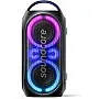 Anker Soundcore Rave Party 2 Portable Speaker, 120W Stereo, PartyCast 2.0, Light Show, IPX4 Water-Resistant, 16H Playtime, EQ & Bass Up for Party, Tailgating, Backyard, Black, 18 Months Warranty