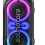 Anker Soundcore Rave Party 2 Portable Speaker, 120W Stereo, PartyCast 2.0, Light Show, IPX4 Water-Resistant, 16H Playtime, EQ & Bass Up for Party, Tailgating, Backyard, Black, 18 Months Warranty