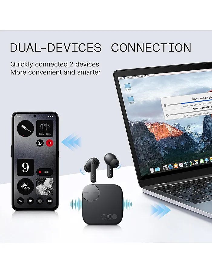 CMF Buds Pro 2 Wireless Earbuds with Smart Dial, 50dB Hybrid Noise Cancelling Earbuds Wireless Bluetooth 5.3, 11mm Bass with LDAC, 6 Hi-Res Audio Mics, 43H Playtime, Fast Charging Case, Dark Grey