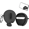 Fekra For Huawei FreeBuds 7i Case Silicone Protective Case for Huawei FreeBuds 7i cover with Carabiner Keychain Anti-Lost (Armor ST Grey)