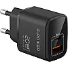 G-Power GP-C10 20W Dual USB Charger (USB-A and Usb-C) Qualcomm Quick Charge 3.0 Compatible with iPhone 16/14/14 Plus/14 Pro/14 Pro Max/13, Samsung, Xiaomi, Pixel 4/3, iPad/iPad - Black