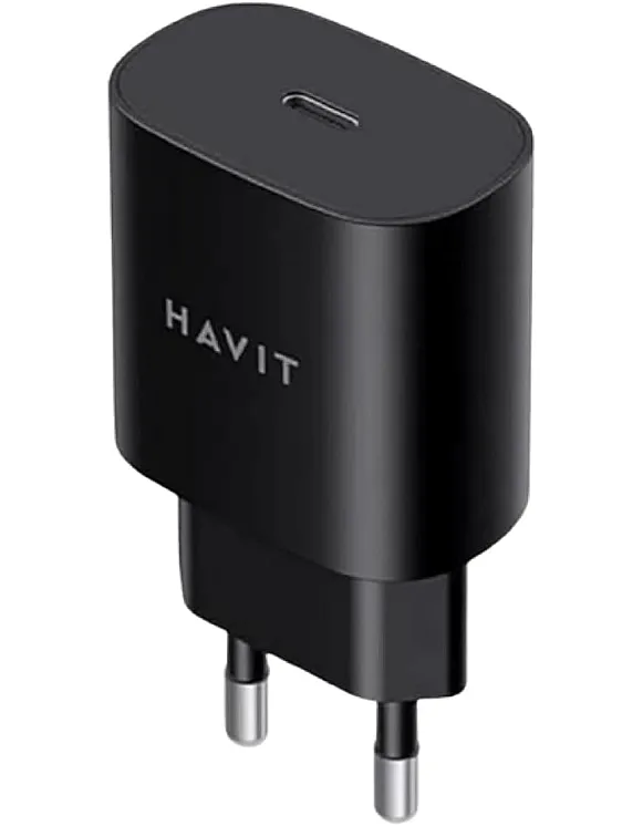 Havit UC25 High-Speed 25W USB-C Charger for Samsung, Multi-Port, GaN Technology, Over Voltage & Temperature Protection,1 year warranty